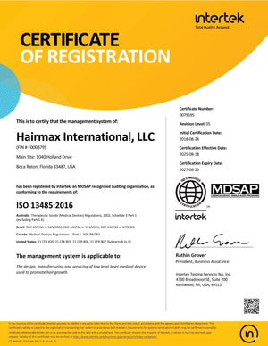 มาตรฐานการผลิตระดับสากล รับรองโดย Intertek และ FDA