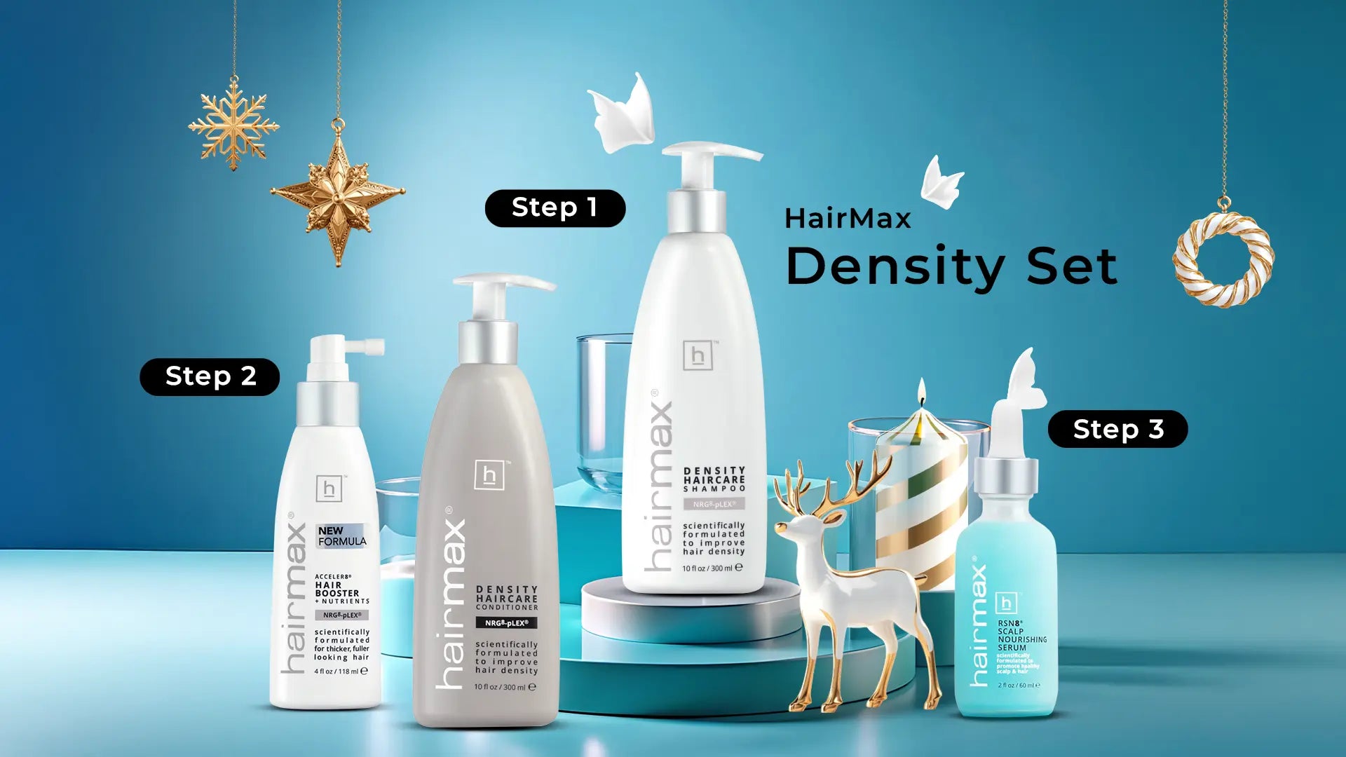 HairMax Density Set 4 Piece